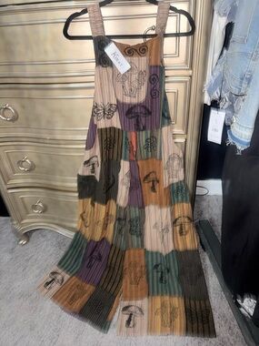 Kiraz Patchwork Print jumpsuit in Multi Colors